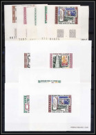 0039 Cameroun Epreuve De Luxe Deluxe Proof Poste Aerienne PA N°186/190 + Non Dentelé Imperf ** MNH Philatecam 1971 - Philatelic Exhibitions