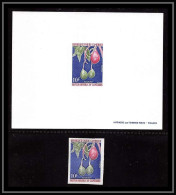 0022 Epreuve De Luxe Deluxe Proof Cameroun N°554 Avocat (avocado) + Non Dentelé Imperf ** MNH - Cameroun (1960-...)