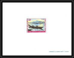 0020d Epreuve De Luxe Deluxe Proof Cameroun N°523 Fleuve Wouri Pirogue Canoé - Camerun (1960-...)