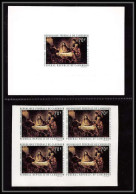 0015a Epreuve De Luxe Deluxe Proof Cameroun N°165 Rembrandt / Emmaüs Tableau (Painting)+ Bloc 4 Nd - Rembrandt