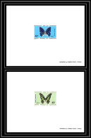 0007c Epreuve De Luxe Deluxe Proof Cameroun N°528/529 Papillons (butterflies) TTB - Vlinders