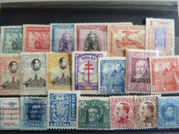 ESPAGNE LOT TIMBRES ANCIENS NEUF **/*/(*) - Sammlungen