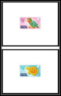 1067 épreuve De Luxe / Deluxe Proof Togo PA N° 168/169 Unicef Perroquet Tortue (parrot Turtle) Enfant Child - Togo (1960-...)