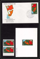 0982 épreuve De Luxe Deluxe Proof Congo PA 184 Communisme Drapeau Rouge Flag Non Dentelé Imperf ** MNH + FDC - Francobolli