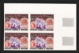 0967 - Mauritanie (Mauritania) N° 310 50è Interpol Police Non Dentelé Imperf ** MNH Bloc 4 - Mauretanien (1960-...)