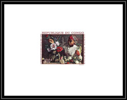 0808 épreuve De Luxe / Deluxe Proof Congo PA N° 66 Tableau (tableaux Painting) Bazille / La Négresse Aux Pivoines - Mint/hinged