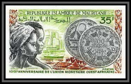 0962a Mauritanie (Mauritania) N° 304 Union Monetaire Non Dentelé Imperf ** MNH - Münzen