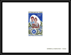 0685 Epreuve De Luxe Deluxe Proof Tchad Poste Aerienne PA N°151 Année Mondiale De La Population - Tsjaad (1960-...)
