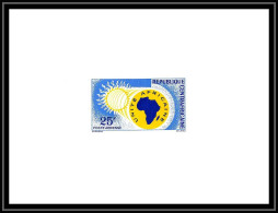 0654 Epreuve De Luxe Deluxe Proof Centrafrique (centrafricaine) Poste Aerienne PA N°11 Unité Nationale - Central African Republic