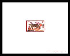 0606d Epreuve De Luxe Deluxe Proof Congo N°320 Animaux Animals Panthère Panther - Roofkatten