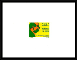 0593a Epreuve De Luxe Deluxe Proof Congo Poste Aerienne PA N°148 Grands Musiciens Noirs Black Music Count Basie - Musique