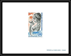 0588 Epreuve De Luxe Deluxe Proof Congo Sirene Naiade PA N°145 Conférence Sur L'environnement Onu (uno) Nations Unies - Mint/hinged