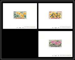 0579 Epreuve De Luxe Deluxe Proof Congo Poste Aerienne PA N°2/4 Fleurs (fleur Flower Flowers) - Neufs