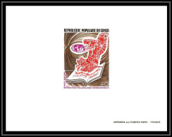 0570c Epreuve De Luxe Deluxe Proof Congo Poste Aerienne PA N°168 Révolution Exposition Philatelique Stamps On Stamps - Philatelic Exhibitions