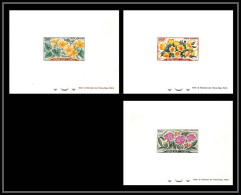 0579 Epreuve De Luxe Deluxe Proof Congo Poste Aerienne PA N°2/4 Fleurs (fleur Flower Flowers) - Altri & Non Classificati