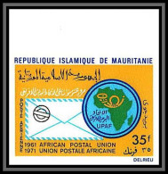 0528d Mauritanie N°116 Upu Upa Union Postale Africaine Non Dentelé ** MNH Imperf 1971 - U.P.U.