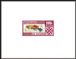 2138 Poissons Poisson (Fish Fishes) 1962 Guinée Guinea épreuve De Luxe Deluxe Proof TTB  - Poissons