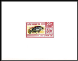 2126 Poissons Poisson (Fish Fishes) 1962 Guinée Guinea épreuve De Luxe Deluxe Proof TTB  - Fishes
