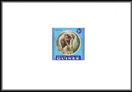 2078 Elephant Elephants 1962 Guinée Guinea épreuve De Luxe Deluxe Proof TTB  - Olifanten