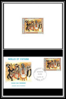 1839 épreuve De Luxe / Deluxe Proof Wallis Et Futuna PA N° 143 Tableau (tableaux Painting) TAPISSERIE Pilioko Aloi + FDC - Autres & Non Classés