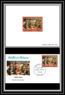1833 épreuve De Luxe / Deluxe Proof Wallis Et Futuna PA N° 140 Tableau (painting) Michon "Danses Locales" Dance Fdc - Andere & Zonder Classificatie
