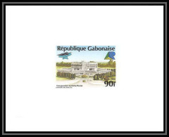 1656 épreuve De Luxe / Deluxe Proof Gabon (gabonaise) N° 645 Inauguration Du "Delta Postal"  - Gabun (1960-...)