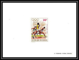 1597 épreuve De Luxe / Deluxe Proof Sénégal PA N° 369 Jeux Olympiques (olympic Games) MUNICH 1972 Athélitisme Srpint - Estate 1972: Monaco