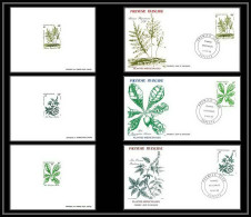 1510 épreuve De Luxe / Deluxe Proof Polynésie (Polynesia) N° 268 / 270 (fleurs Flowers) Plantes Médicinales + Fdc TTB - Ongetande, Proeven & Plaatfouten