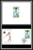 1491 épreuve De Luxe / Deluxe Proof Wallis Et Futuna PA N° 65 LANCER DE JAVELOT Javelin + Fdc Premier Jour Discount - Athlétisme