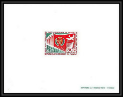 1394 épreuve De Luxe / Deluxe Proof Congo N° 357 Drapeau Rouge Du Parti Congolais Du Travail Colombe - Mint/hinged