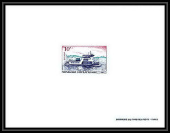 1372 épreuve De Luxe / Deluxe Proof CENTRAFRIQUE N° 112 Bateau (bateaux Ship Ships) FLUVIAUX VILLE DE BANGUI 1958 - Zentralafrik. Republik