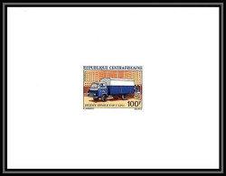 1369 épreuve De Luxe / Deluxe Proof CENTRAFRIQUE N° 184 Journée Mondiale De L'UPU Camion Truck - Central African Republic