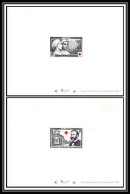 1246/ épreuve De Luxe (deluxe Proof) Algérie Y&t N°316/317 Croix Rouge (red Cross) Dunant Hopital Verdun Alger - Unused Stamps