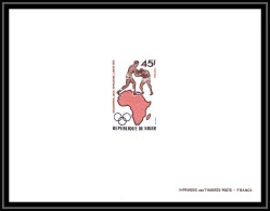 1133/ épreuve De Luxe (deluxe Proof) Niger N°267 Boxe Jeux Africains Lagos 1973 - Pugilato