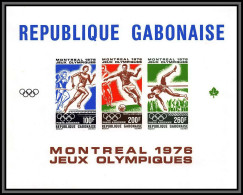 2481 Gabon Gabonaise BF Bloc N°26 Jeux Olympiques (olympic Games) Montreal 1976 Non Dentelé Imperf Neuf ** Mnh - Gabun (1960-...)