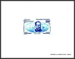 2239/ Polynésie PA Airmail N°481 Centenaire De La Mort De LOUIS PASTEUR Institut 1995 Macardé épreuve Deluxe Proof  - Louis Pasteur