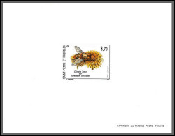 2198/ Saint-Pierre Et Miquelon N°594 Abeille Bee Cristalis Tenax Insectes Insects épreuve De Luxe Deluxe Proof 1994 - Imperforates, Proofs & Errors