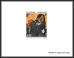 2180/ Polynésie PA N°183 Gauguin La Vahiné à La Mangue Tableau (Painting) épreuve Deluxe Proof - Geschnittene, Druckproben Und Abarten