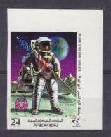 1969 Yemen Kingdom 798b Aldrin Put Up The American Flag On The Moon.11,00 € - Asien