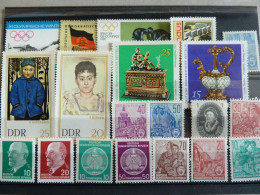 ALLEMAGNE DE L'EST/DDR LOT DE TIMBRES NEUFS ** TOUS DIFFERENTS - Sonstige & Ohne Zuordnung