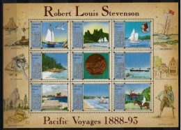Marshall Islands  - 1988 The 100th Anniversary Of Robert Louis Stevenson's Pacific Voyages - Ships - M.S. - MNH - Marshall