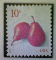 United States, Scott #5178, Used(o), 2017, Pears, 10¢, Red - Oblitérés