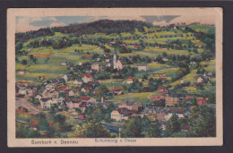 Ansichtskarte Sumburk Desnou Schönburg Böhmen Tschechien Marke Entfernt - Bohemen En Moravië