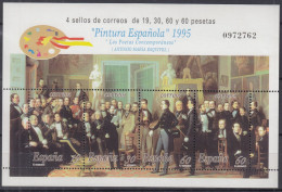 SPANIEN  Block 61, Postfrisch **, Spanische Malerei, 1995 - Blocks & Sheetlets & Panes