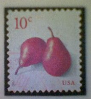 United States, Scott #5178, Used(o), 2017, Pears, 10¢, Red - Used Stamps