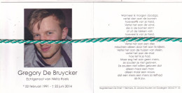 Gregory De Bruycker-Roels, 1991, 2014. Foto - Obituary Notices