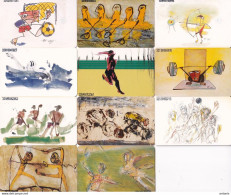 GERMANY(chip) - Set Of 11 Cards, Berlin 2000, Painting/Sports, Tirage 13000, Mint - O-Series : Séries Client