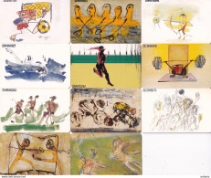 GERMANY(chip) - Set Of 11 Cards, Berlin 2000, Painting/Sports, Tirage 13000, Mint - O-Reeksen : Klantenreeksen