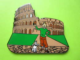 Gros Pin's BD Tintin Milou Colisée De Rome (5 X4cm) - #058 - Fumetti
