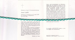 Joeri Laps, Turnhout 1983, Kalmthout 1991. Foto - Obituary Notices